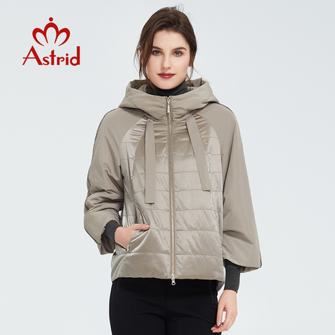 Astrid 2022 primavera abrigo mujeres prendas de vestir tendencia Chaqueta corta Parkas casual moda femenina de alta calidad caliente ZM-8601 de algodón Delgado ► Foto 1/6