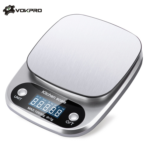 Báscula Digital portátil para cocina, balanza electrónica LED, 5kg/1g -  AliExpress