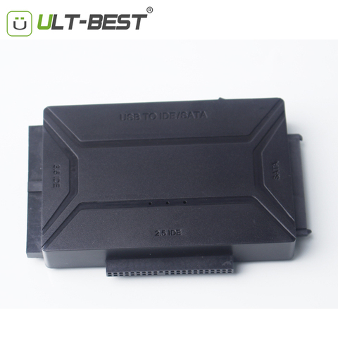 Ult-best USB 3,0 a SATA IDE Cable Adaptador convertidor Cables de disco duro para 2,5 3,5 5,25 Unidad óptica HDD SSD con 12V de potencia ► Foto 1/6