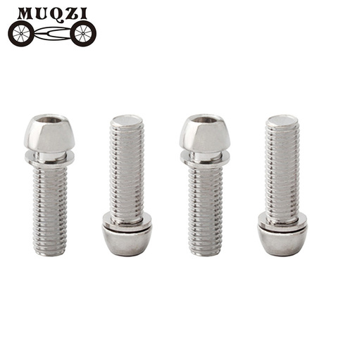 MUQZI 4 Uds bicicleta encerrado tornillos de ciclismo M7 bicicleta desviador gatillo manetas de tornillos de moto turno accesorios tornillo ► Foto 1/6