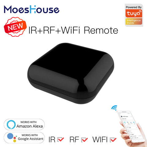 2022 nuevo WiFi RF IR Control remoto Universal controlador RF aparatos electrodomésticos Tuya vida inteligente aplicación de Control de voz a través de Alexa de Google ► Foto 1/6