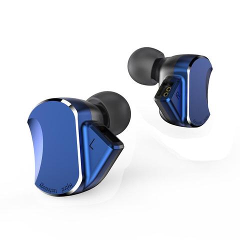 BQEYZ híbridos-auriculares con micrófono, dispositivo HIFI de graves para DJ, Monito, para correr, 3BA + 2DD ► Foto 1/6