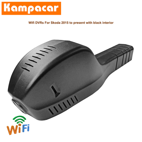 Kampacar-Cámara de salpicadero Dvr para coche, SKD02-C, Wifi, para Skoda Kodiak Octavia A7 FL A5 MK 3 Rapid Kodiaq Yeti Superb Fabia ► Foto 1/3