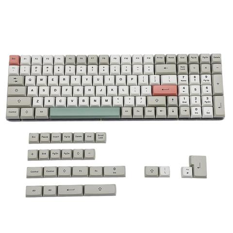 XDA-Conjunto de teclas completas para teclado mecánico MX, 125 Dye Sub 9009 Retro PBT para teclado mecánico MX, filtro Ducky 104 TKL 61 KBD75 Kira96 YMD96 XD64 Tada68 ► Foto 1/4