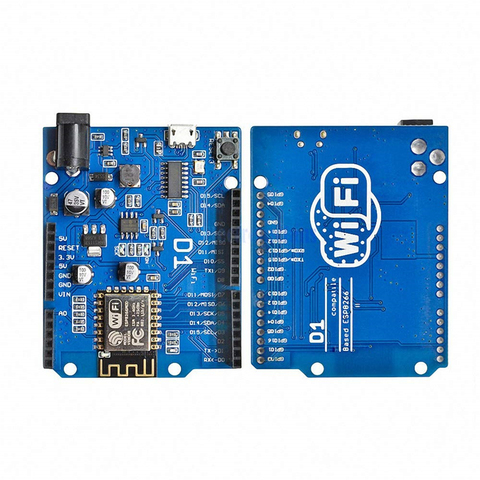 ESP-12E ESP-12F WeMos D1 WiFi Uno R3 en ESP8266 ESP-12E módulo WIFI inalámbrico Compatible para Arduino IDE ► Foto 1/6