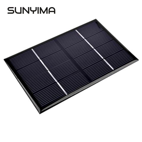 SUNYIMA-paneles solares de silicio monocristalino, cargador para Kit Solar de bricolaje, 4V, 420mA, 140x85mm, 1 Uds. ► Foto 1/6