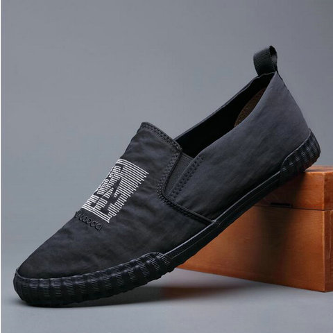 Mocasines suaves transpirables para hombre, zapatos planos para conducir, de alta calidad, para primavera y otoño, A23-24 ► Foto 1/6