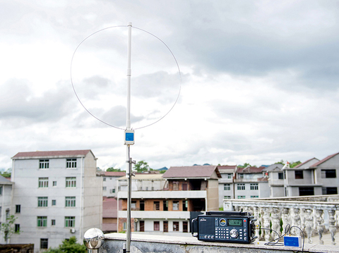 Antena de bucle activo de última Y-200A, antena de recepción de onda corta de 100KHz-180MHz con/sin batería para Radio SDR ► Foto 1/1