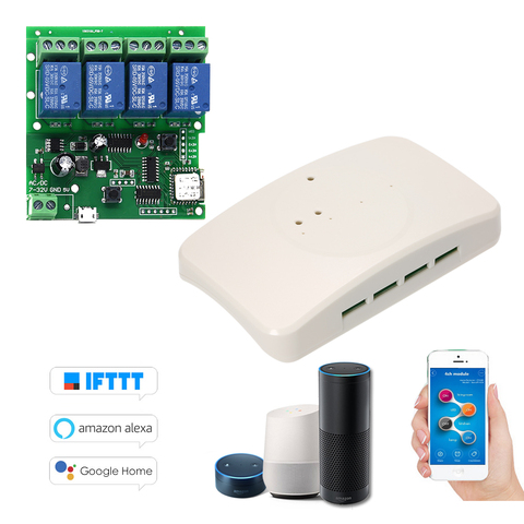 Sonoff DC5V 12 V 24 V 32 V Wifi interruptor inalámbrico Módulo de relé inteligente casa Módulos de Automatización teléfono remoto APP control de temporizador interruptor ► Foto 1/6