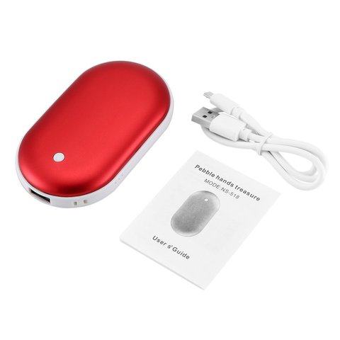 Calentador de manos eléctrico LED recargable por USB, 4000/8000mAh, práctico calentador de bolsillo para viaje, producto para calentar el hogar ► Foto 1/6