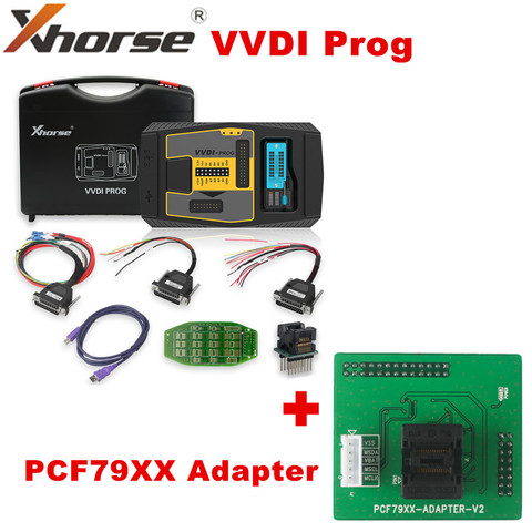 Programador de VVDI PROG Original Xhorse V4.9.4 herramienta de clave de apisonamiento VVDI Prog gratis para BMW ISN función de lectura más adaptador PCF79XX ► Foto 1/6