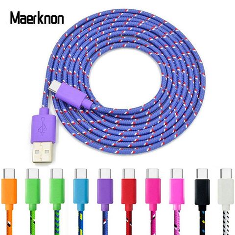 Cable USB tipo C de carga rápida, cargador de teléfono para Samsung S9, S8, Huawei P20, Pocophone F1 ► Foto 1/4