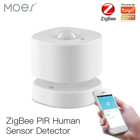 ZigBee-Sensor de movimiento PIR, Detector de Sensor humano Smart Life, Tuya, App de enlace inteligente, sistema de alarma de casa ► Foto 1/6