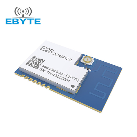 E28-2G4M12S SX1280 LoRa inalámbrico módulo Bluetooth 2,4 GHz de largo alcance EBYTE FLRC GFSK de bajo consumo de energía IPEX Antena de PCB ► Foto 1/6