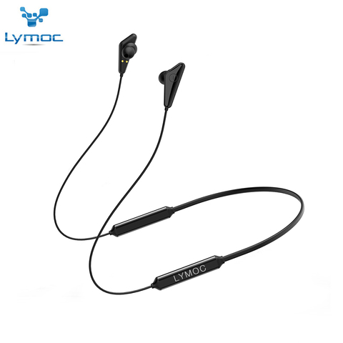 LYMOC-auriculares inalámbricos Q5 Plus, cascos con Bluetooth V5.0, banda para el cuello, deportivos, para correr, 68 horas de tiempo de conversación, estéreo, HD, MQC, micrófono ► Foto 1/6