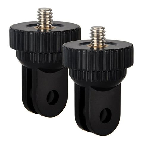 Adaptador de montaje de cámara para GoPro Hero 7, 6, 5, 4, Sony 4K, Xiaomi yi, 1/4 pulgadas-20 tornillos, adaptador de trípode para cámara de acción, 2 uds. ► Foto 1/6