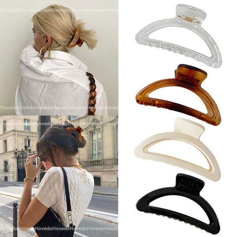 Simple sujetadores para cabello con estilo las mujeres las niñas garra Clip pelo garras pelo pinza de araña Clips horquillas con pasador de cangrejo regalos accesorios para el cabello ► Foto 1/6