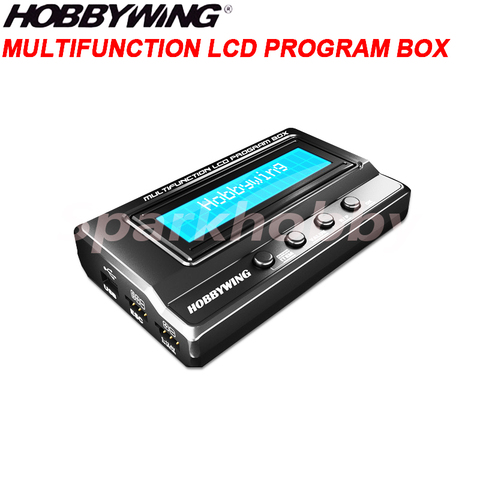 HOBBYWING-caja de programa LCD multifunción 3 en 1, adaptador USB/voltímetro Lipo/programador ESC para modelos RC, piezas de bricolaje, 1 ud. ► Foto 1/6