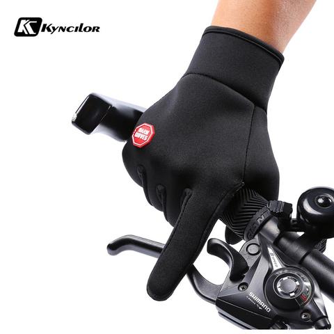 Kyncilor-guantes deportivos para hombre y mujer, resistentes al agua, para acampar, bicicleta, escalada ► Foto 1/6