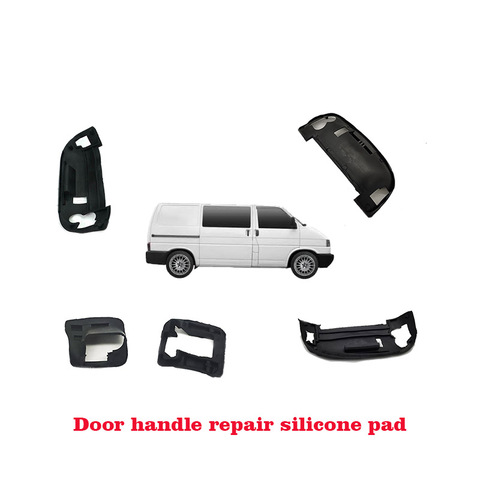 Mango de la puerta de coche reparación almohadilla de goma para Volkswagen TRANSPORTER T4 1990-2004, 701837206, 701837205, 701837210, 701827561 ► Foto 1/5