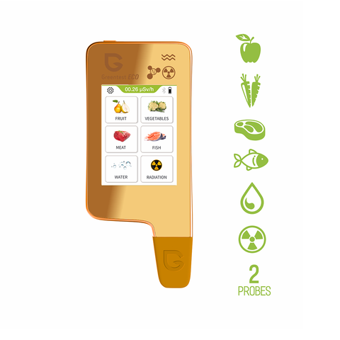 Detector de radiación Greentest-ECO6 cocina, probador de nitrato TDS, agua con función Bluetooth y pantalla capacitiva, actualizado ► Foto 1/2