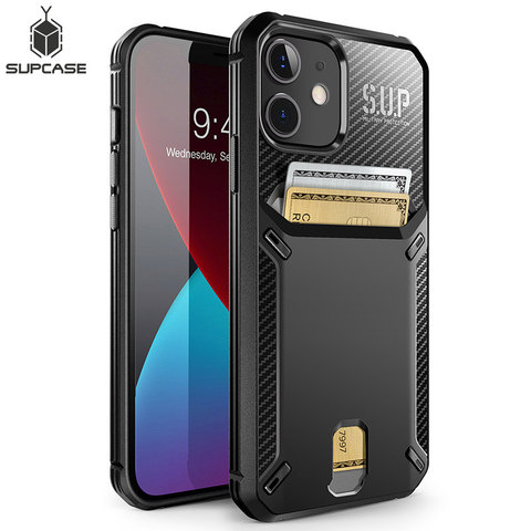 SUPCASE-funda protectora para iPhone 12 Mini, cubierta de cartera delgada con tarjetero incorporado de 5,4 pulgadas (versión 2022) ► Foto 1/6