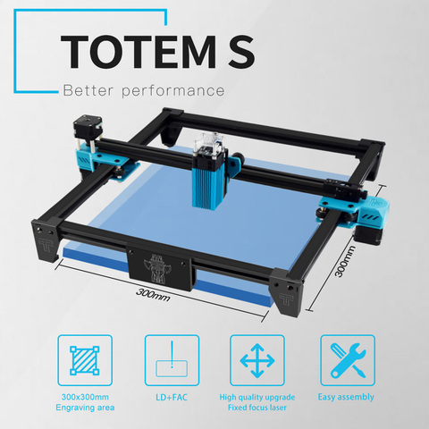 Twotrees-grabador y cortador láser de escritorio, máquina de grabado y corte, impresora láser, enrutador láser CNC, 5,5 W ► Foto 1/1