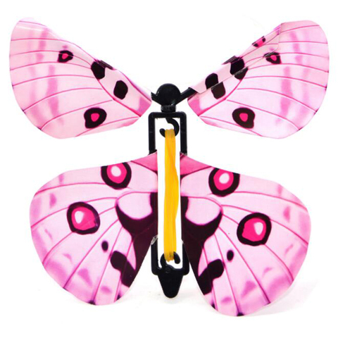 IWish 11x11 cm magia juguetes voladores transformación Fly mariposa accesorios trucos cambio de mano divertida broma de broma diversión mística niños clásico ► Foto 1/6
