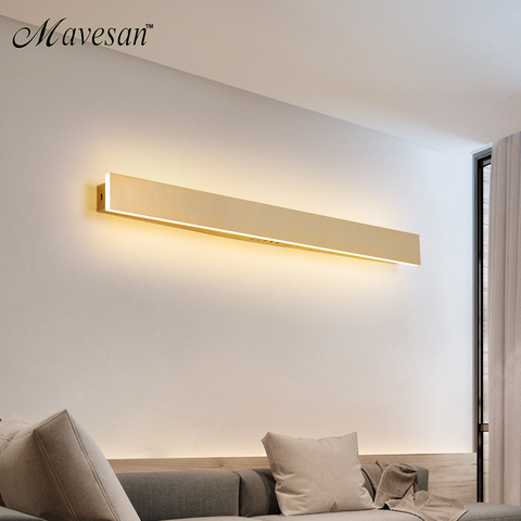 Moderna lámpara de pared LED para sala de estar, Simple, mesita de noche, lámparas de pared de interior, luz decorativa de acrílico ► Foto 1/6