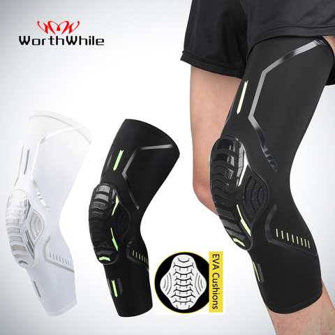 WorthWhile-rodilleras para baloncesto, Protector de rodilla de espuma elástica para voleibol, equipo de Fitness, soportes de entrenamiento deportivo, 1 ud. ► Foto 1/6