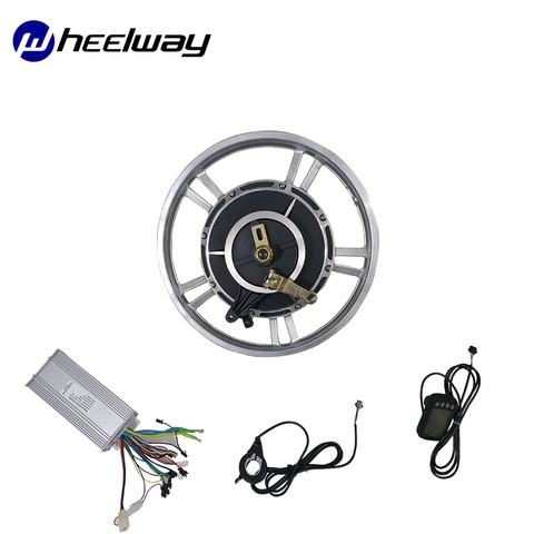 Wheelway-Motor de cubo para bicicleta eléctrica, 18 pulgadas, 36V/48V60V, 1000W, tambor de freno sin escobillas, sin engranajes ► Foto 1/6