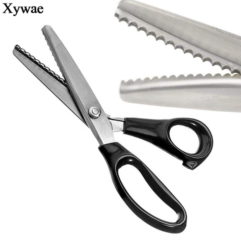 Profesional tijeras de costura de Pinking Scissors Zig Zag tijeras tela borde decorativo de tijera ► Foto 1/6