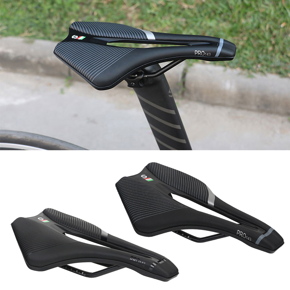 TOSEEK-sillín suave y grueso para bicicleta, asiento ancho para ciclismo de montaña o de carretera, 245x58mm ► Foto 1/6