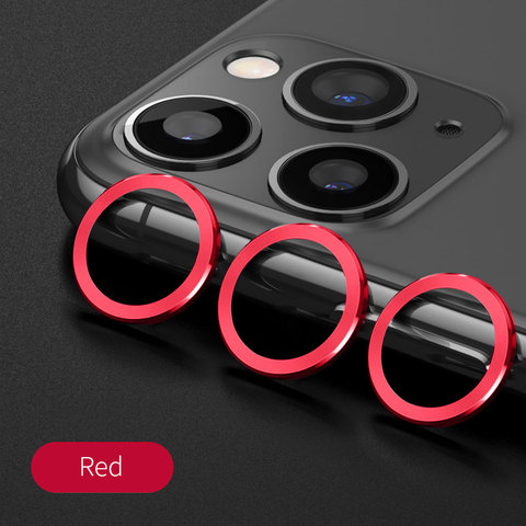 Protector de anillo de Metal de cuerpo completo para IPhone 12 11 Pro Max, funda protectora de pantalla de lente de cámara trasera para IPhone 12 Mini, 360 ► Foto 1/6