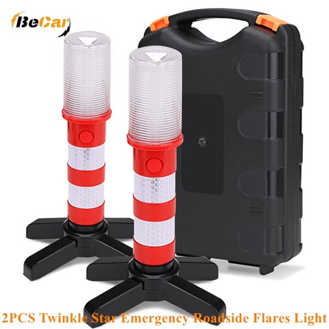 Kit de luces brillantes de emergencia para coche, luz estroboscópico de seguridad, advertencia, acampanada, para exteriores, Camping y viajes, 1 unidad ► Foto 1/6