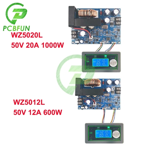 Convertidor de corriente continua WZ5020L WZ5012L, CC, CV, módulo ajustable de fuente de alimentación de 50V, 20A, 12A, 1000W, 600W, voltaje Mod regulado ► Foto 1/6