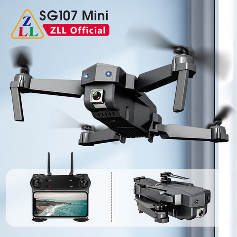 ZLL SG107 Mini Drone 4K WIFI FPV cámara única Drone profesional Cámara Dual de flujo óptico 50X tiempo zoom RC Quadcopter helicóptero Quadcopter RC helicóptero RC ► Foto 1/1