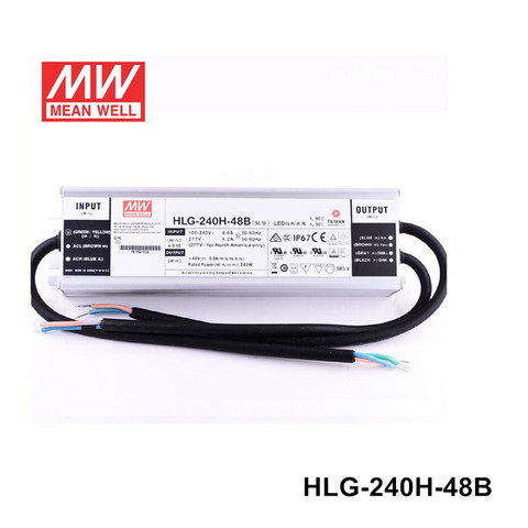 Meanwell-controlador led HLG-240H-48B regulable para tablero de lámpara quantum, luz de cultivo, samsung, 240w ► Foto 1/1