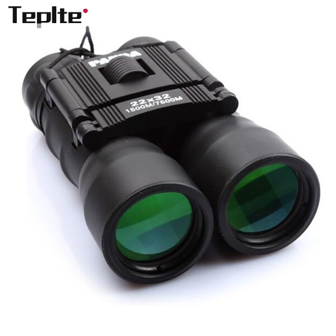 Binoculares de visión nocturna mejorados, Telescopio con lente óptica de gran angular, Zoom, Binocular plegable portátil, Spy, Telescopio, Pec, 22x32 ► Foto 1/6