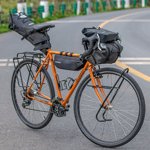 ROCKBROS-Bolsa para manillar, resistente al agua, gran capacidad, para ciclismo de montaña ► Foto 1/6