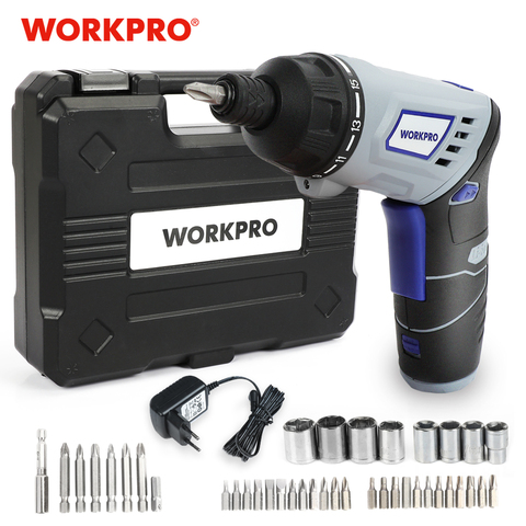 WORKPRO-Destornillador eléctrico inalámbrico de 3.6V, destornillador con batería de litio, recargable ► Foto 1/6