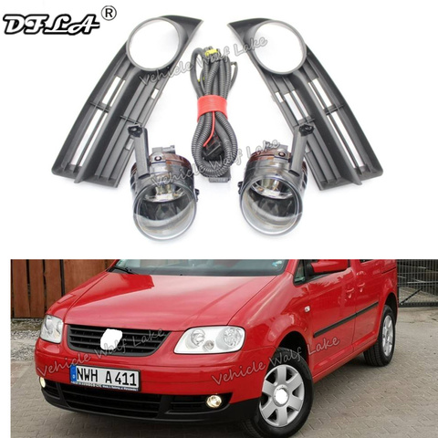 Luz antiniebla de parachoques delantero para coche VW Caddy, lámpara antiniebla con cable, para modelos 2003, 2004, 2005, 2006, 2007, 2008, 2009, 2010 y 2011 ► Foto 1/6