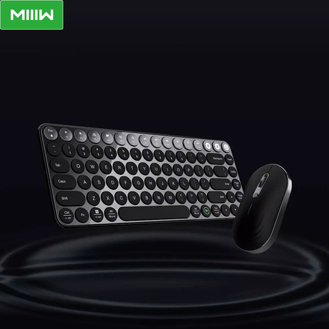 MIIIW-teclado inalámbrico de voz inteligente AI, ratón Deformable, inglés, compatible con conexión USB de 2,4 GHz, Bluetooth, recargable ► Foto 1/6