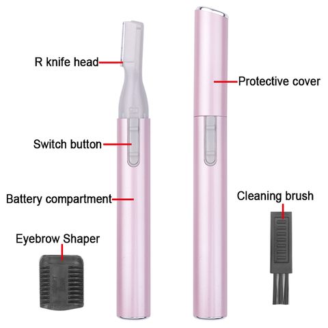 Kemei hombres y mujeres pelo Trimmer Clipper eléctrico cejas Portable afeitar máquina de corte Remover afeitar ► Foto 1/6