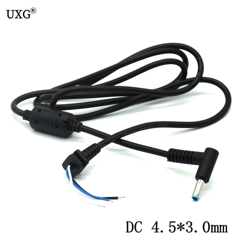 DC 4,5x3,0mm 4,5*3,0mm de alimentación conector de clavija con Cable/Cable para Hp envidia pabellón 14 15 portátil Cable adaptador-cargador ► Foto 1/5