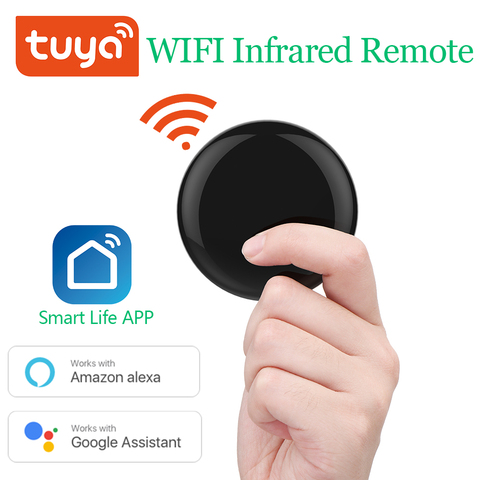 Tuya-Control remoto inteligente por infrarrojos con WiFi, 360 °, 10m, con asistente de Google Alexa, para aparatos de aire acondicionado, Control por voz ► Foto 1/6