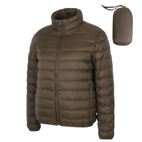 Chaqueta ultraligera de tela mate para hombre, cazadora de plumas, abrigo ligero y portátil para invierno ► Foto 1/5