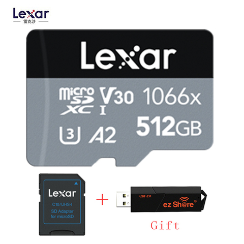 Lexar-tarjeta de memoria A2 de alta velocidad 1066X, microSD, cámara deportiva, Gopro, HD, 4K, grabación de Dron, conducción Flash, 64GB, 128GB, 256GB, 512GB ► Foto 1/6