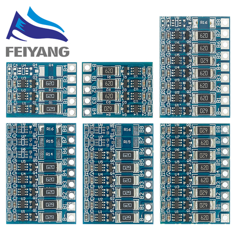 5S Placa de protección de función de equilibrio de 21V 4,2 V 68mA 5S Li-ion batería de litio 18650 baterías balanceadas 3S 4S 5S 6S 7S 8S ► Foto 1/6