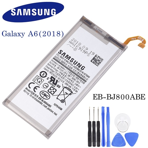 Samsung-EB-BJ800ABE de batería Original para Galaxy A6, A600F, SM-A600, J6, J600F, 2022 mAh ► Foto 1/3